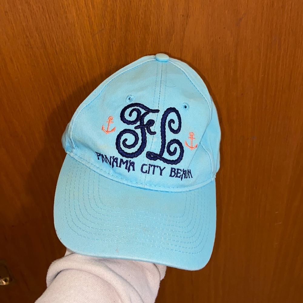 Panama city beach blue hat